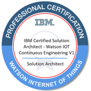 ibm certified solution architect watson iot continuous engineering v1